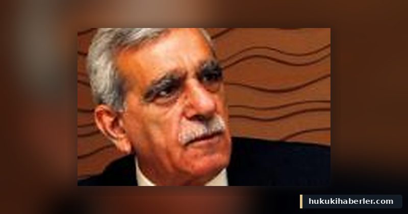 Ahmet Türk'ten Demokratik Siyaset Çıkışı